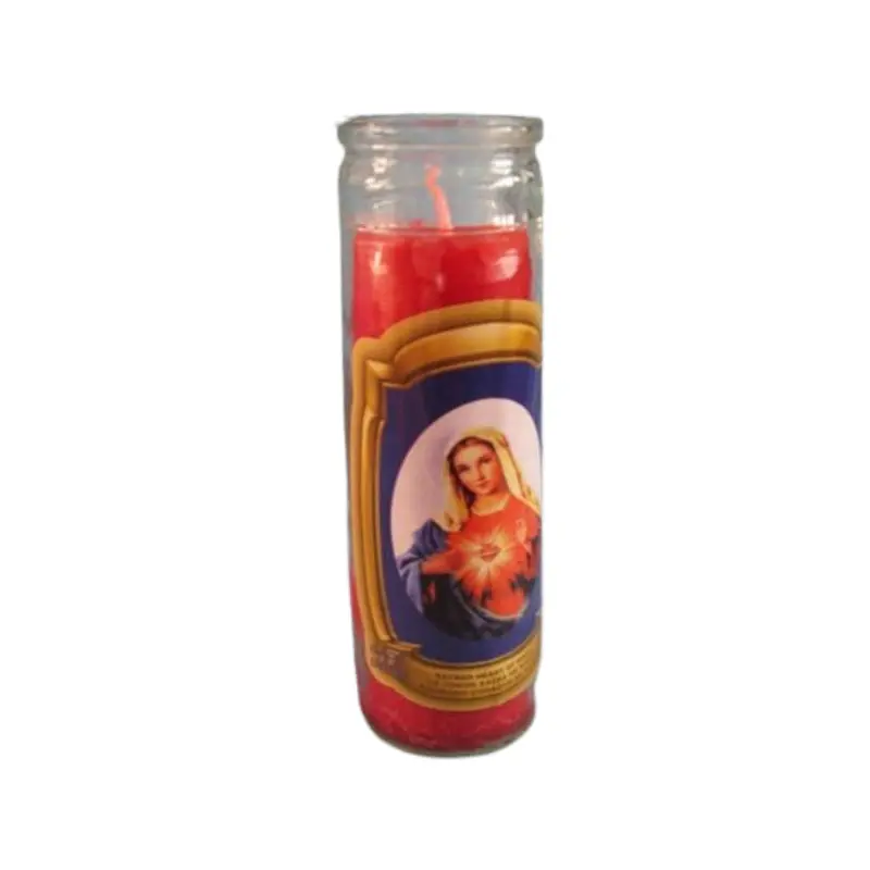 STANDA - REL.CANDLE SACRED HEART MARY 1EA