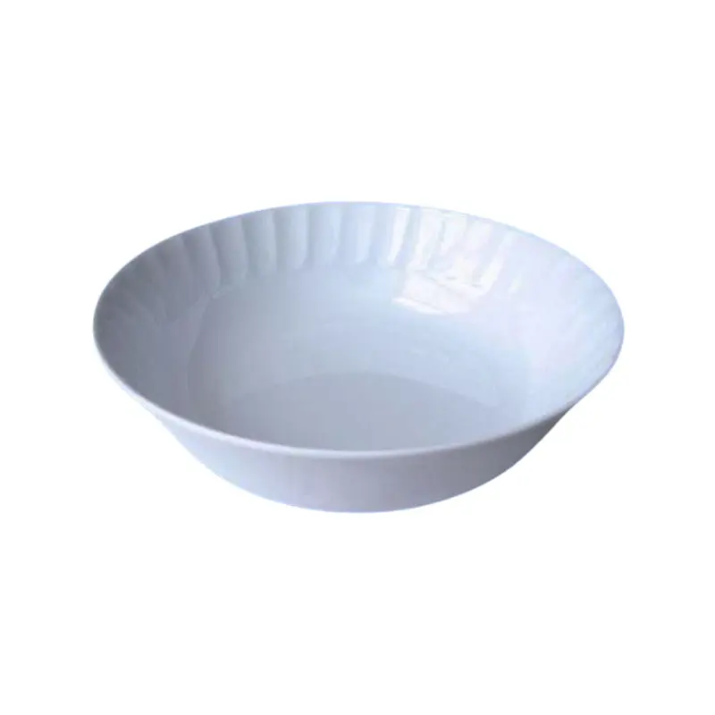 STANDA - WHITE MELAMINE BOWL 8" EA