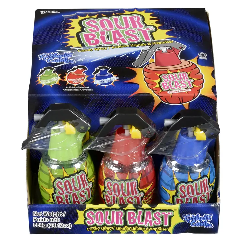 SOUR - BLAST CANDY SPRAY 12x57 GR