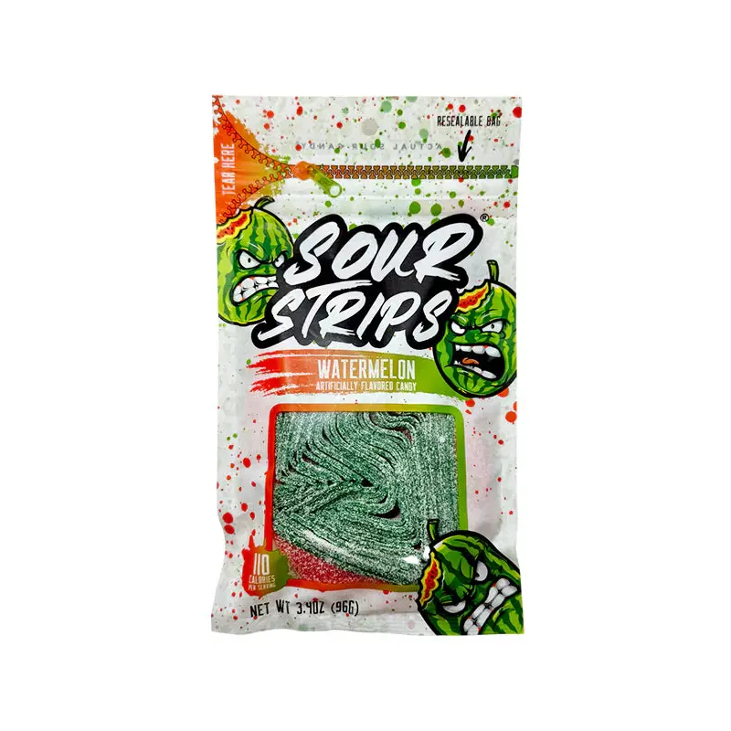 SOUR STRIPS - WATERMELON 12x12x96 GR