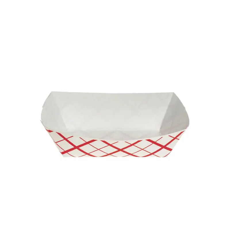 SOUTHLAND - FOOD TRAY 2LB RED CHECK 4x250 EA