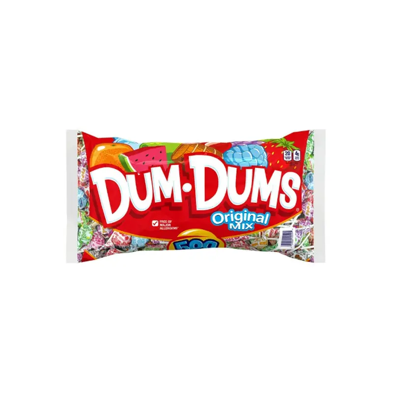 SPANGLER - DUM DUMS ORIGINAL POPS 500CT 2.42KG