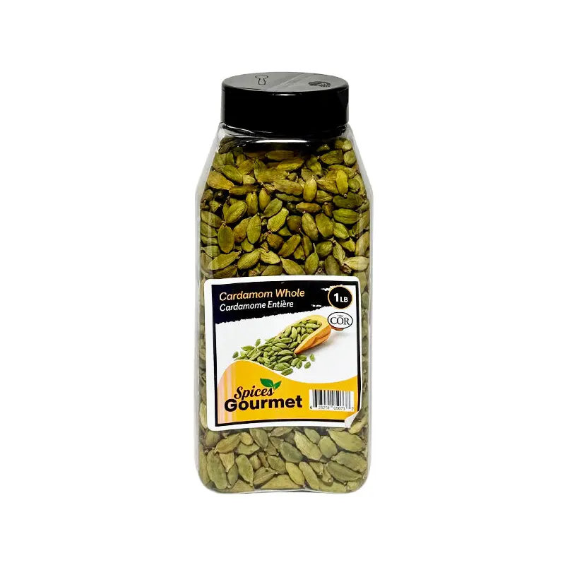 SPICES GOURMET - CARDAMOM WHOLE 1 LB
