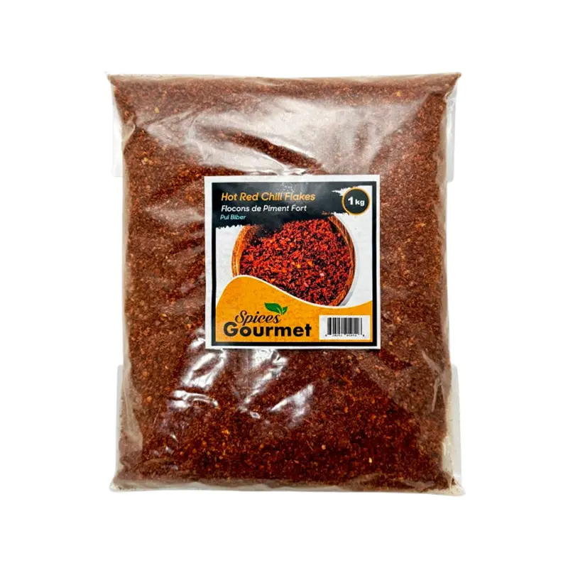 SPICES GOURMET - HOT RED CHILI FLAKES 1KG