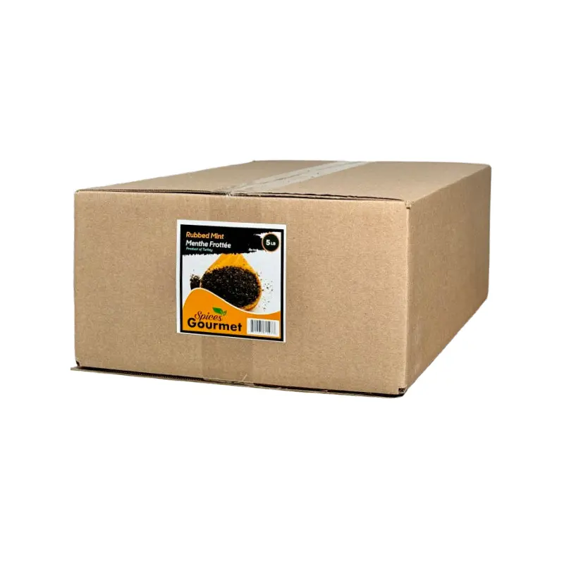 SPICES GOURMET - RUBBED MINT 5LB