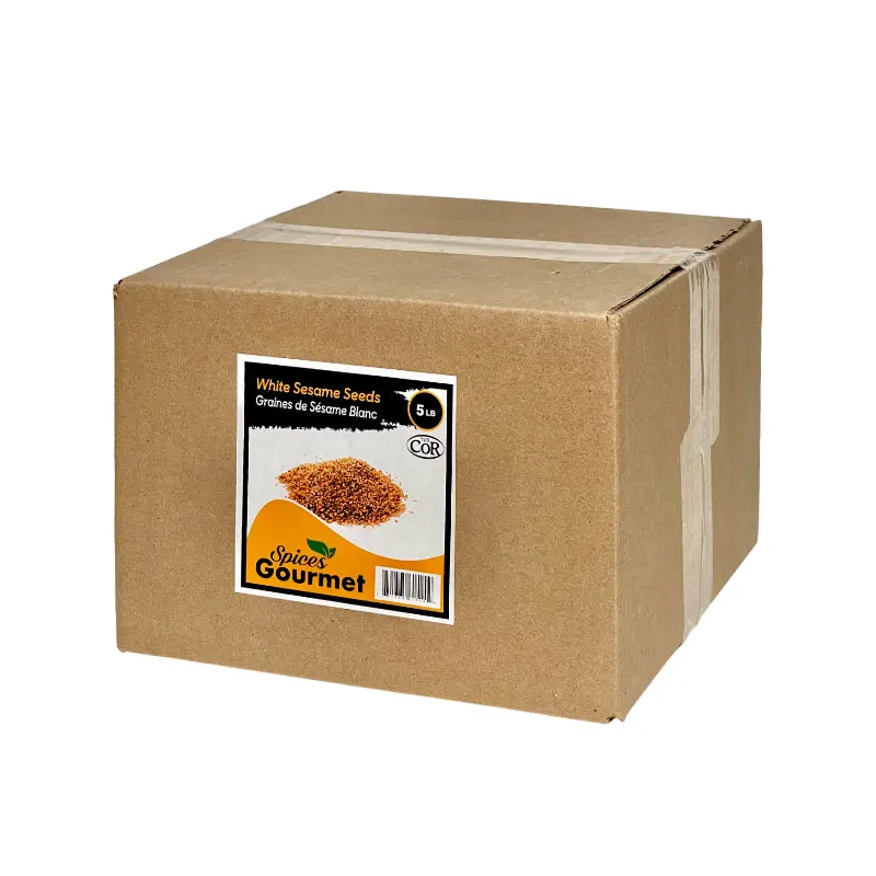 SPICES GOURMET - WHITE SESAME SEEDS 5LB