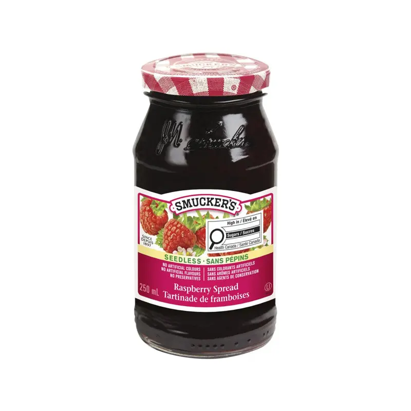 SMUCKERS - PURE SEEDLESS RASPBERRY 12x250 ML