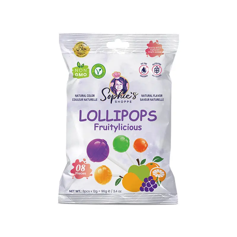 SOPHIE SHOPPE - FRUITYLICIOUS LOLLIPOPS 96GR