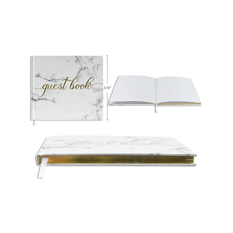 SOTAL STATIONERY - GUEST BOOK MARBLE 12x1 PK