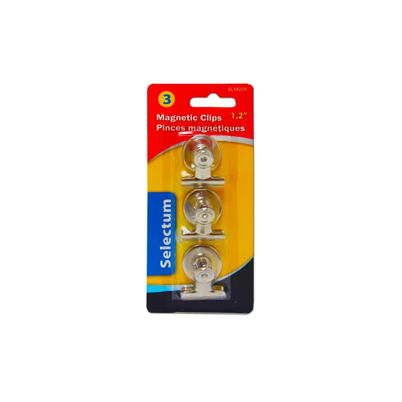 SELECTUM - MAGNETIC CLIPS 1.25IN  3PC EA