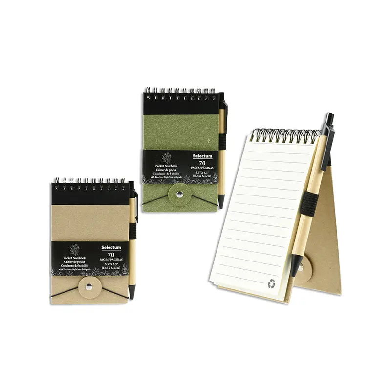 SELECTUM - POCKET NOTEBOOK WITH PEN EA