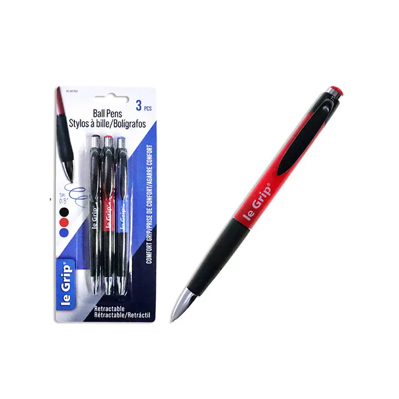 SELECTUM - RETRACTABLE PENS ASSORTED 3EA