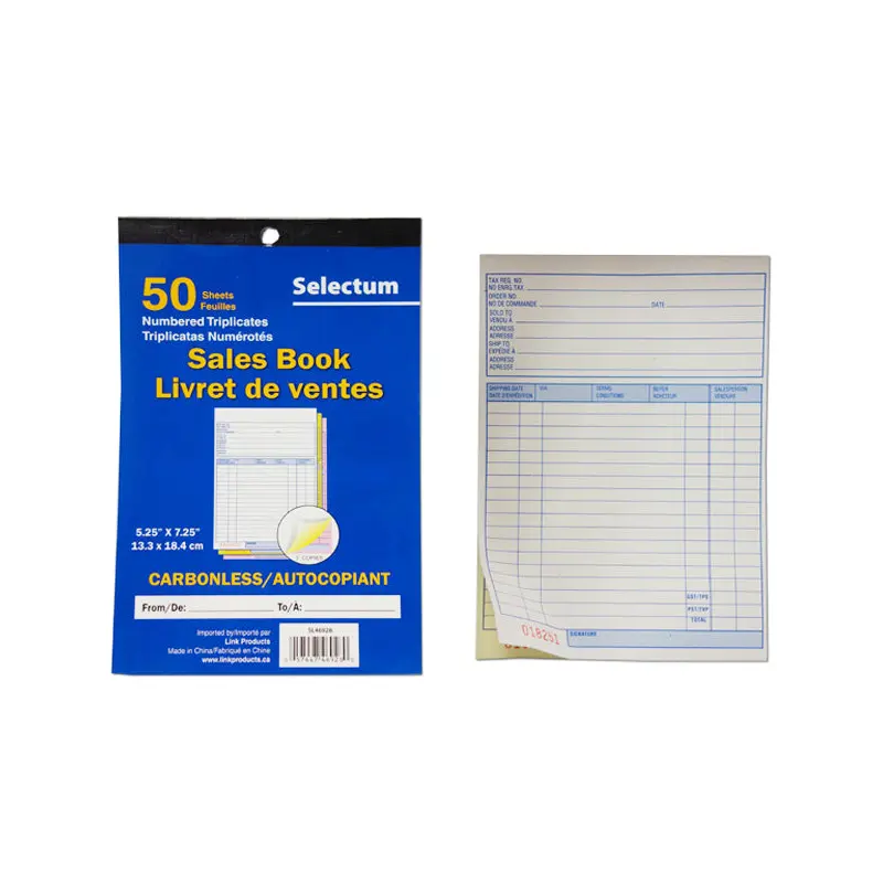 SELECTUM - SALES BOOKS 50 SHEET 1EA