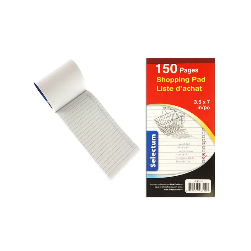 SELECTUM - SHOPPING CHECKLIST PAD 150 PGS EA