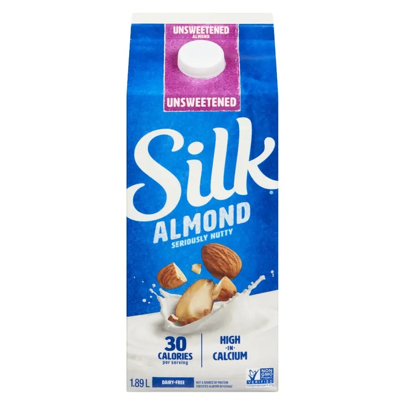 SILK SOY - TRUE ALMOND UNSWEETENED 1.89LT