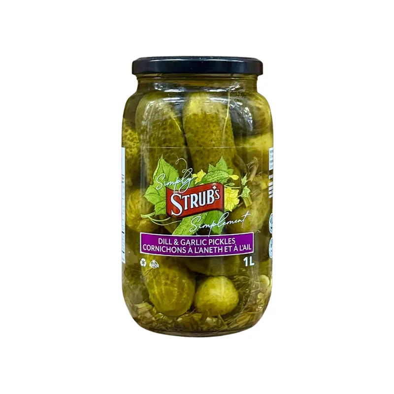 SIMPLY STRUBS - DILL PICKLE GARLIC 12x1 LT