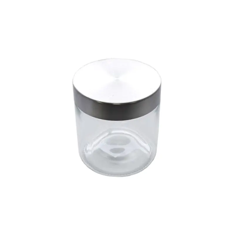 SKI - GLASS JAR W/METAL LID 350ML