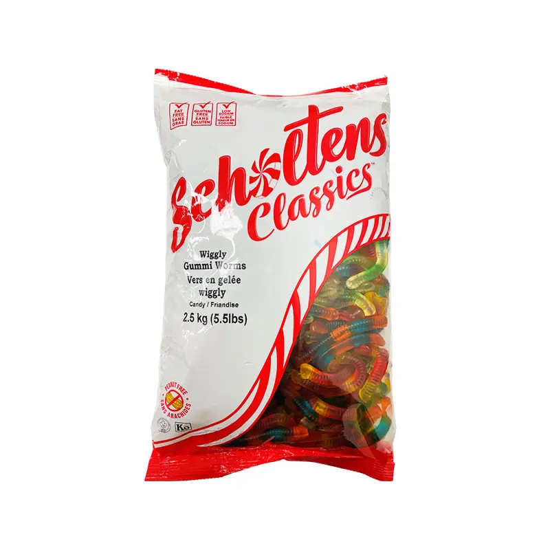 SCHOLTENS - BULK WIGGLY GUMMI WORMS 2.5KG