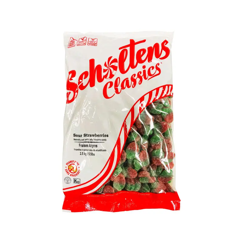 SCHOLTENS - SOUR STRAWBERRIES 2.5KG