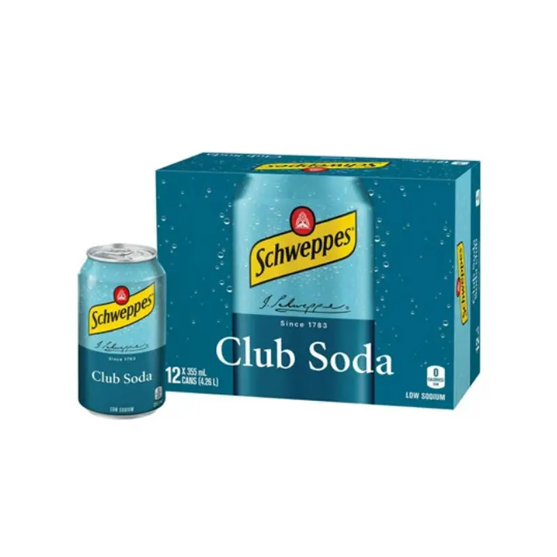 SCHWEPPES - CLUB SODA 12x355ML