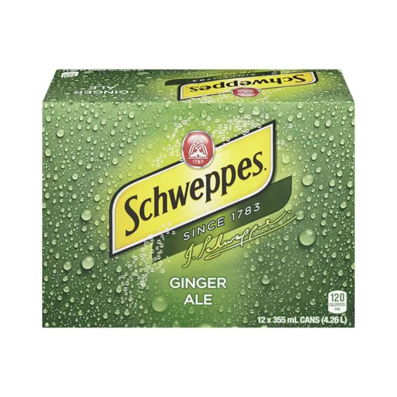 SCHWEPPES - GINGERALE 12x355ML