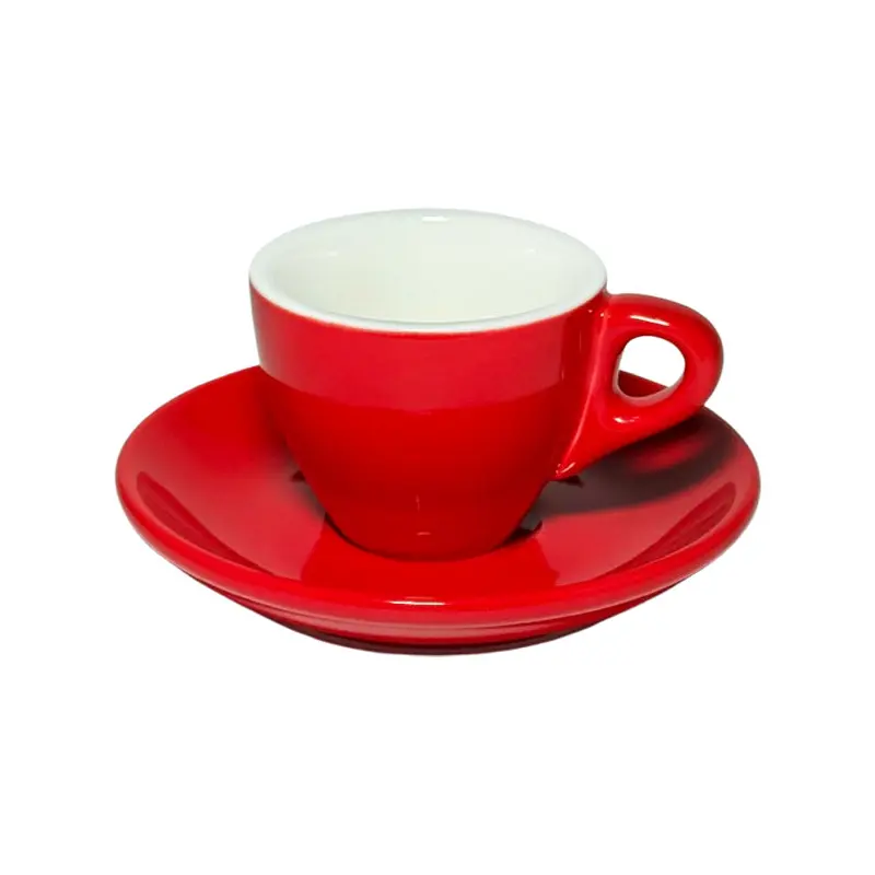 SARA MOKA - CUCINA ROSSO 2.7oz ESPRESSO CUPS 6SET