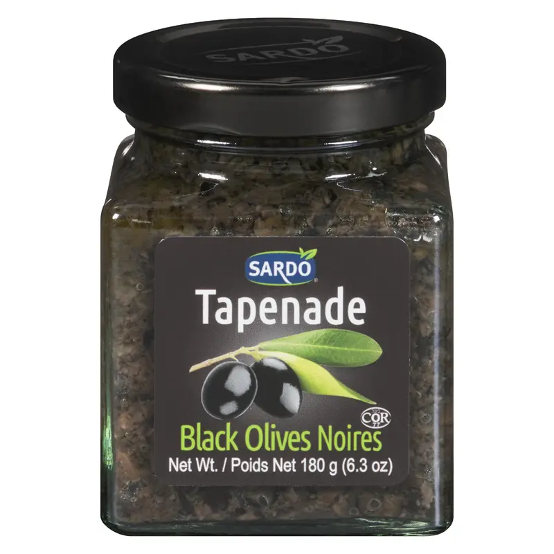 SARDO - TAPENADE BLACK OLIVE 180GR