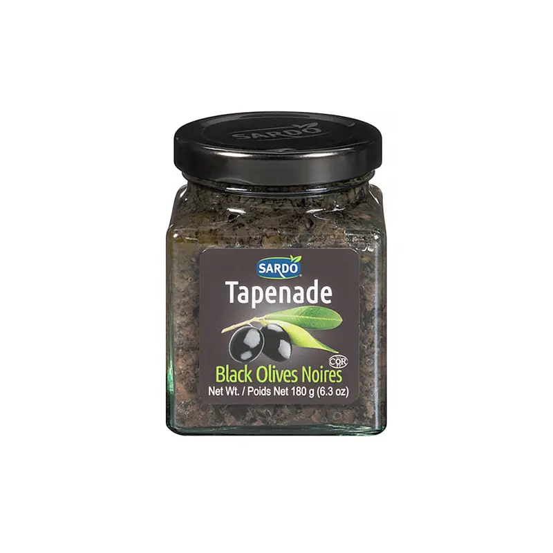 SARDO - TAPENADE BLACK OLIVE 6x180 GR