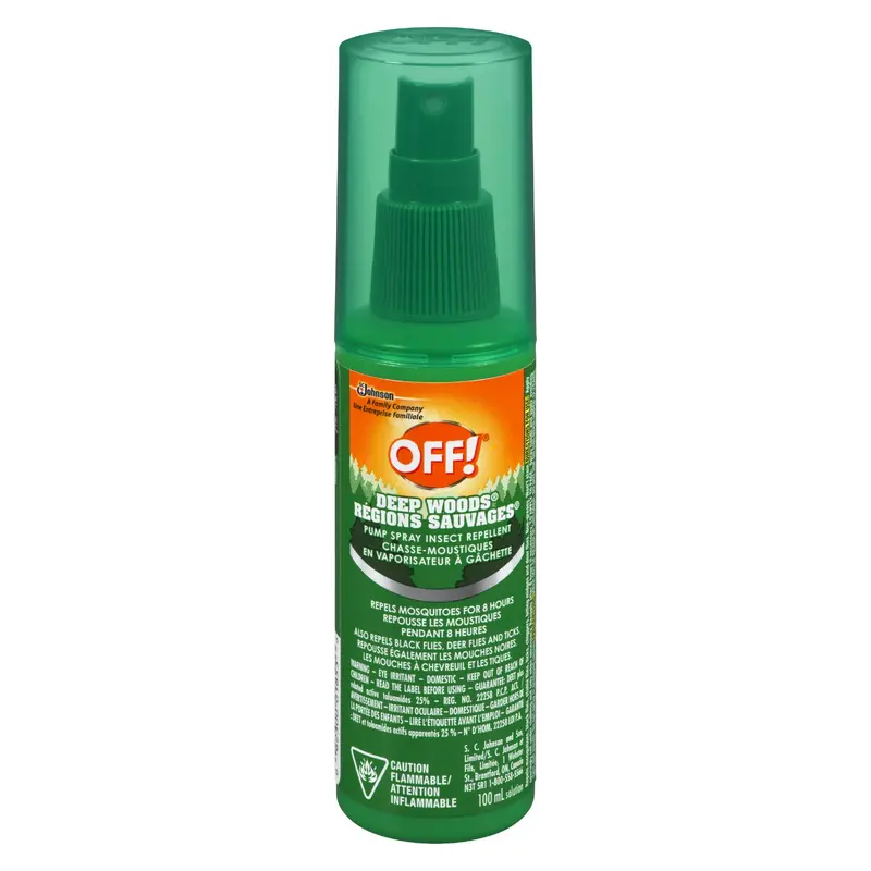 SC JOHNSON - DEEP WOOD PUMP SPRAY REPELLENT 100ML