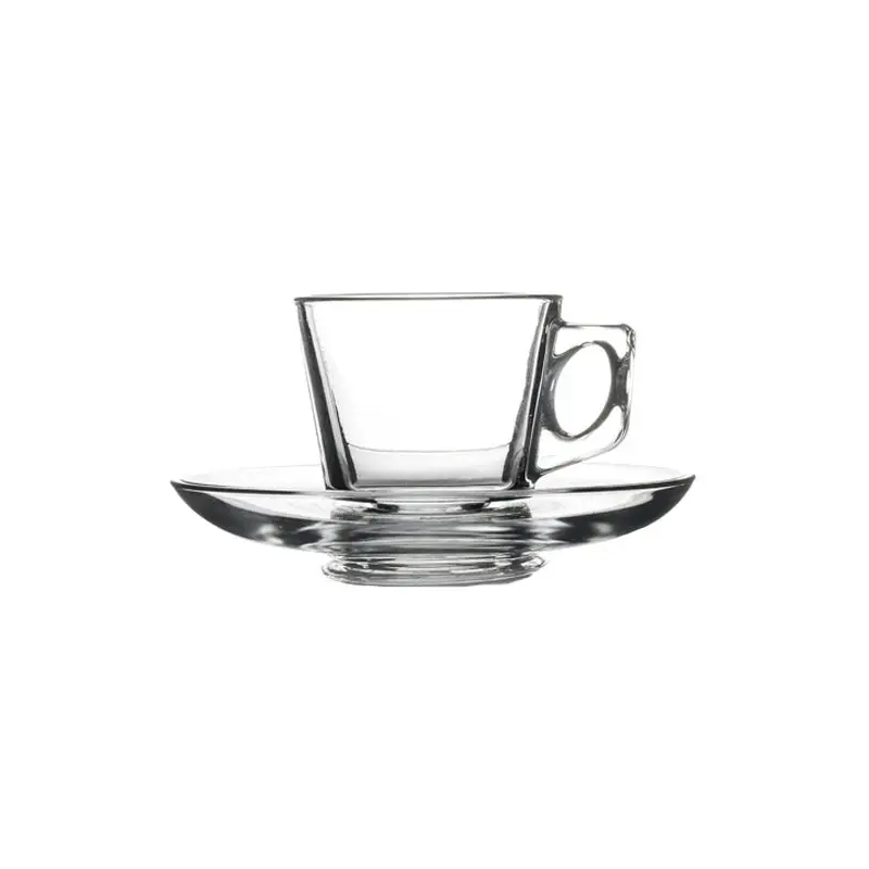 SAFDIE AND CO - VELA ESPRESSO 80ML CUP SAUCER SET 4x6 PK