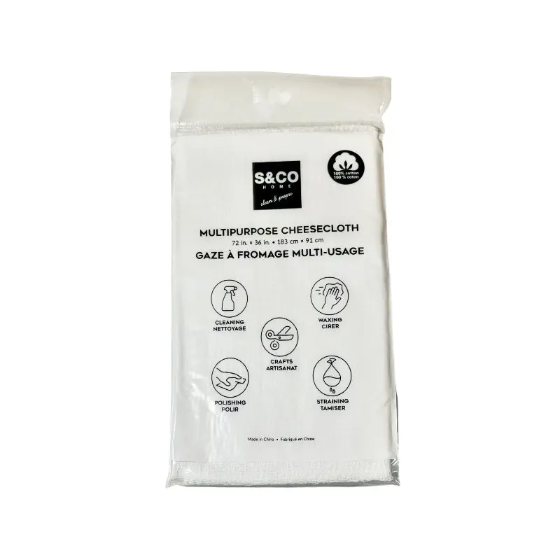 SAFDIE & CO - WOVEN 36x72 WHITE MULTI PURPOSE CHEESE CLOTH 1UN