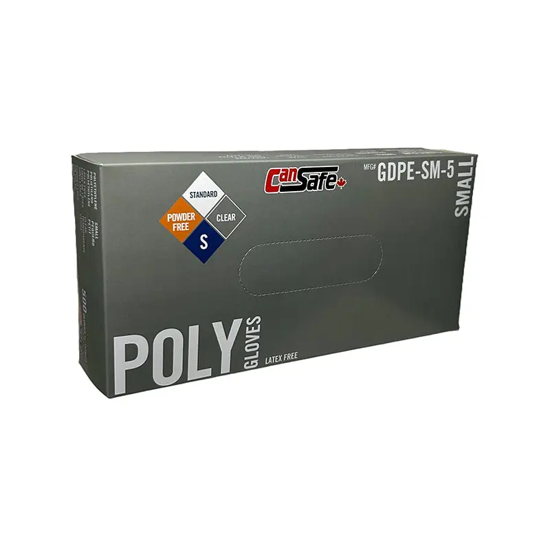 SAFETY ZONE - POLYETHYLENE GLOVES SMALL 2x500 EA
