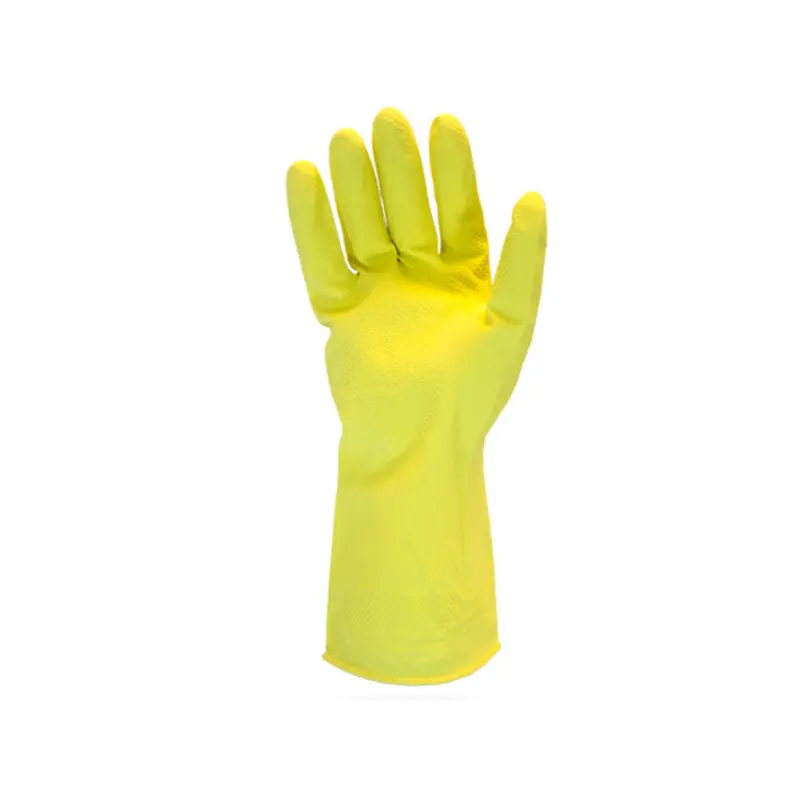 SAFETY ZONE - YELLOW LATEX GLOVES M 1PK