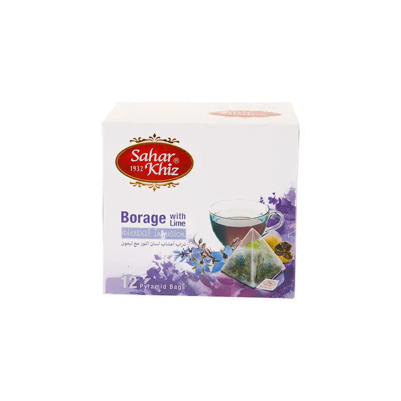 SAHARKHIZ - BORAGE WITH LIME HERBAL INFUSION 12x2 GR