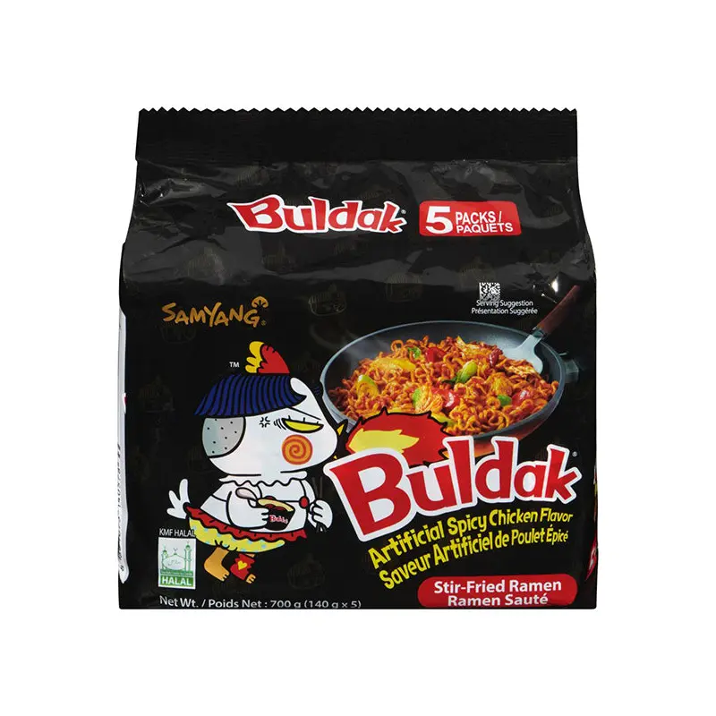 SAMYANG - BULDAK HOT CHICKEN RAMEN (MULTI) 5x140 GR