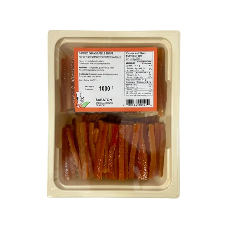 SABATON - CANDIED ORANGE PEEL STRIPS 1KG