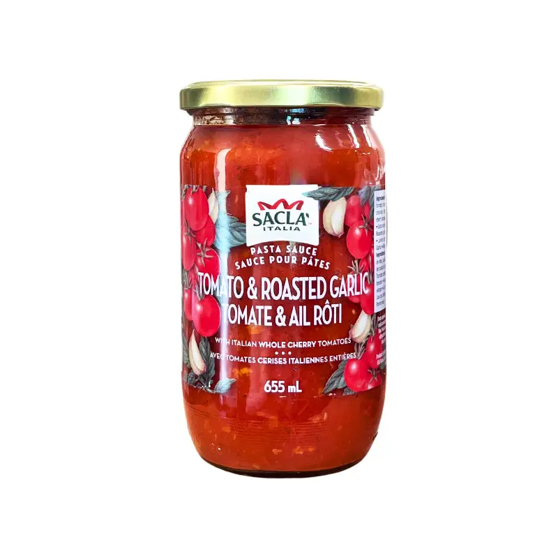 SACLA - TOMATO ROAST GARLIC SAUCE 655ML