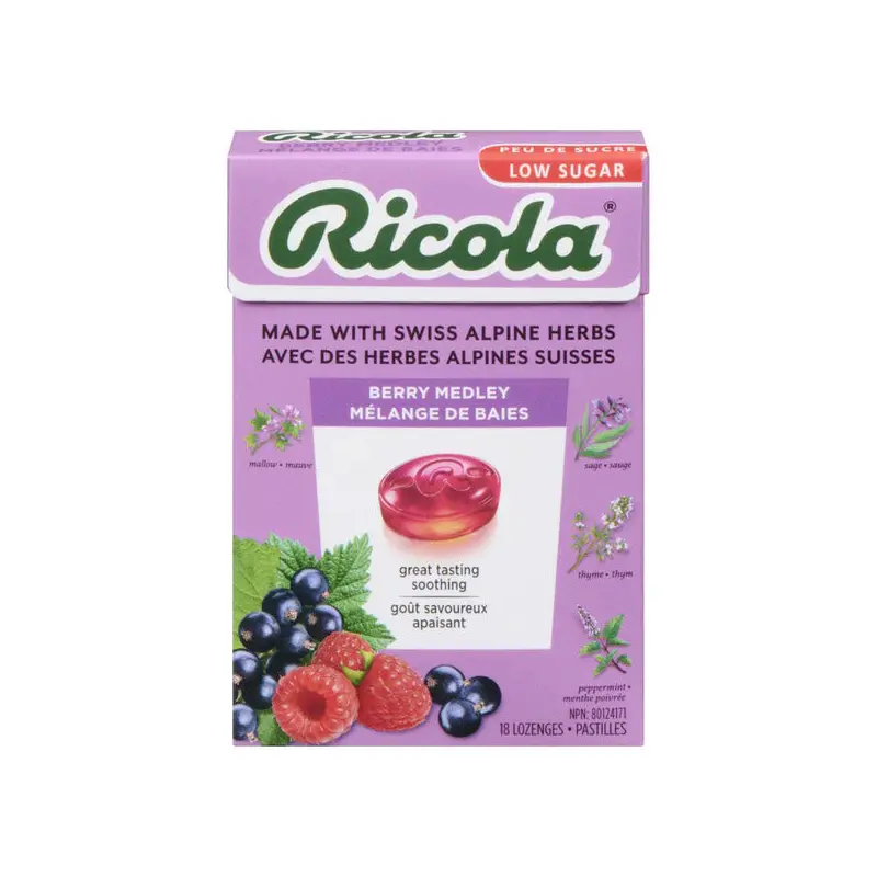 RICOLA - BOX BERRY MEDLEY 10x45 GR