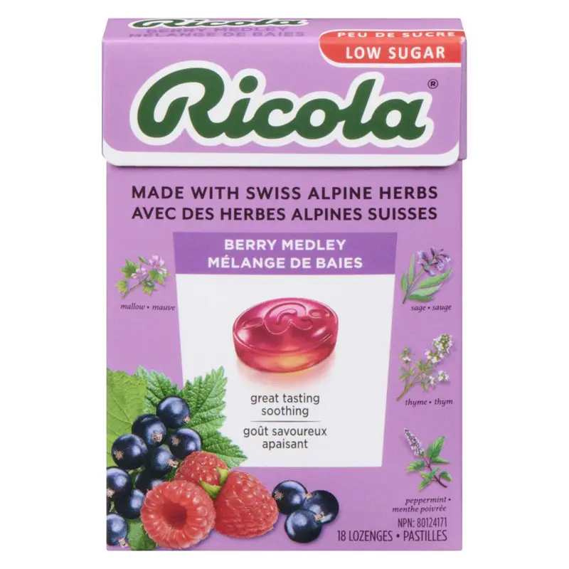 RICOLA - BOX BERRY MEDLEY 45GR