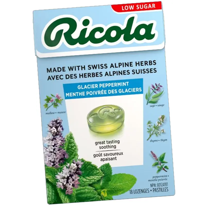 RICOLA - BOX PEPPERMINT 10x45 GR