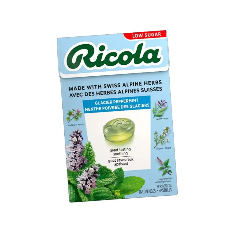RICOLA - BOX PEPPERMINT 45GR