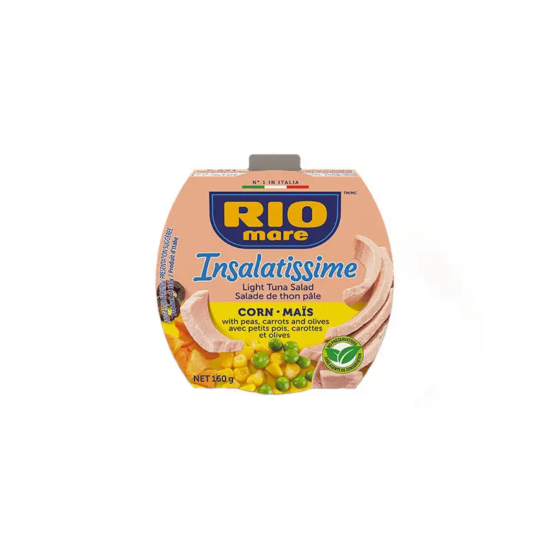 RIO MARE - INSALATISSIMA LIGHT TUNA WITH CORN 160GR