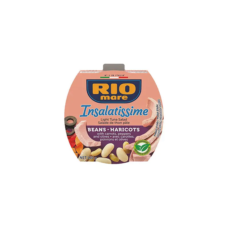 RIO MARE - LIGHT TUNA INSALATISSIMA WITH BEANS 160GR