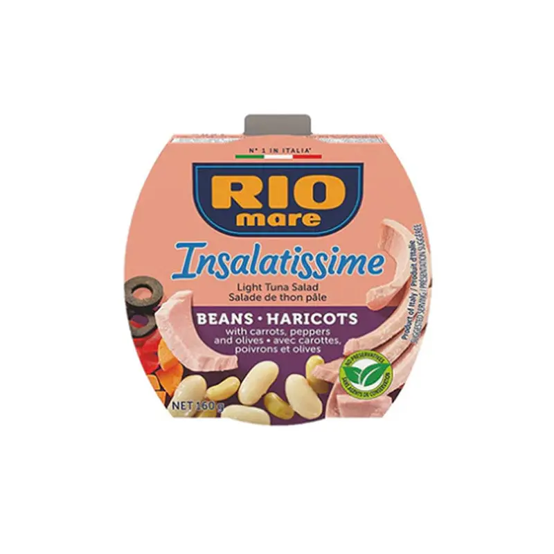 RIO MARE - LIGHT TUNA  INSALATISSIMA WITH BEANS 18x160 GR