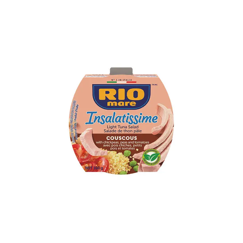 RIO MARE - LIGHT TUNA WITH  COUSCOUS INSALATISSIMA 160GR