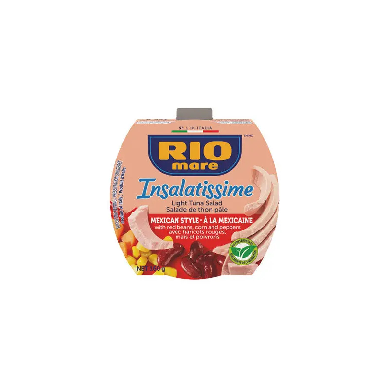 RIO MARE - MEXICAN STYLE LIGHT INSALATISSIMA TUNA SALADA 160GR