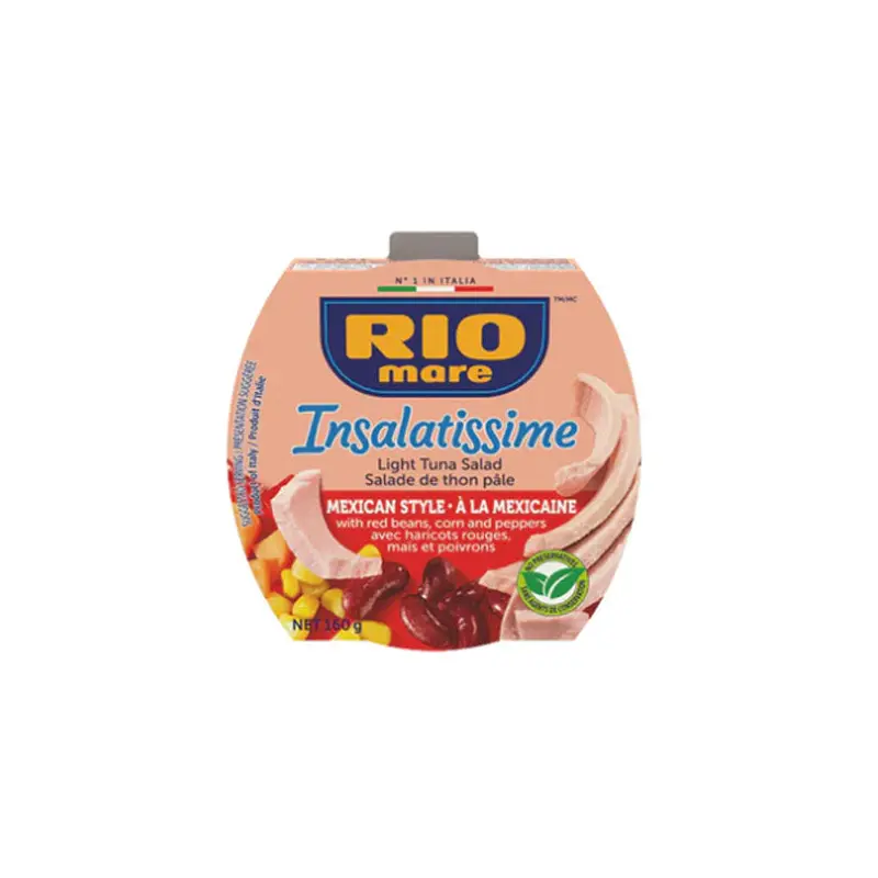 RIO MARE - MEXICAN STYLE LITE INSALATISSIMA TUNA SALAD 18x160 GR