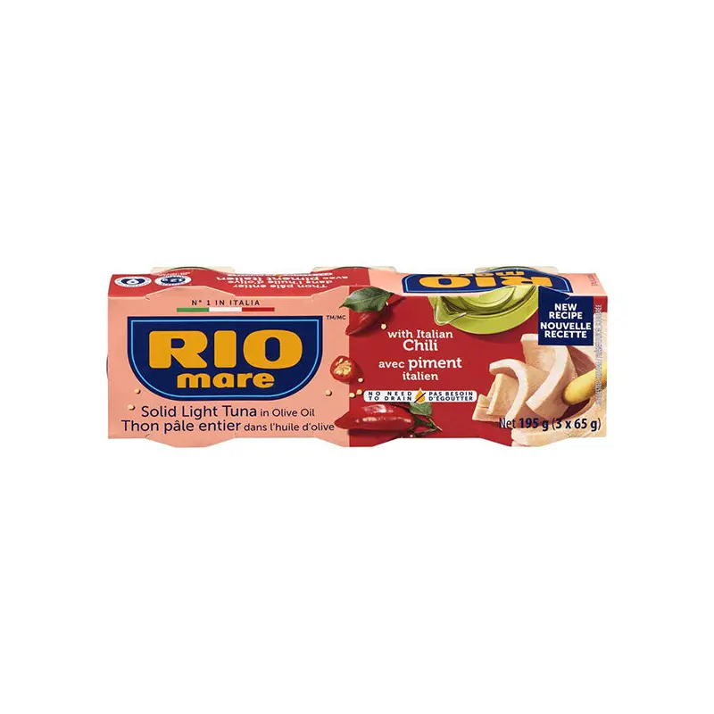 RIO MARE - TUNA & CHILLI IN OIL 24x3x65 GR