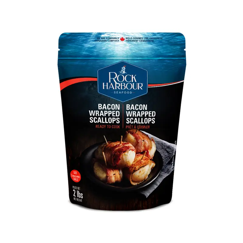 ROCK HARBOUR - FROZEN BACON WRAPPED SCALLOPS 200GR