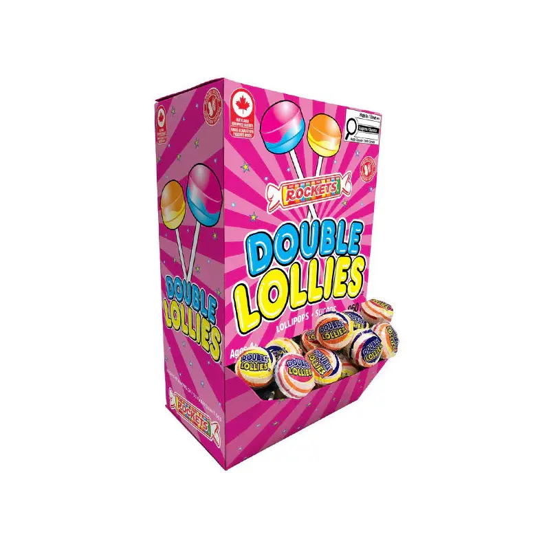 ROCKETS - DOUBLE LOLLIES GRAVITY FEEDER 8x120 PC